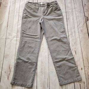 Christopher and Banks women's high rise gray denim trousers size 14